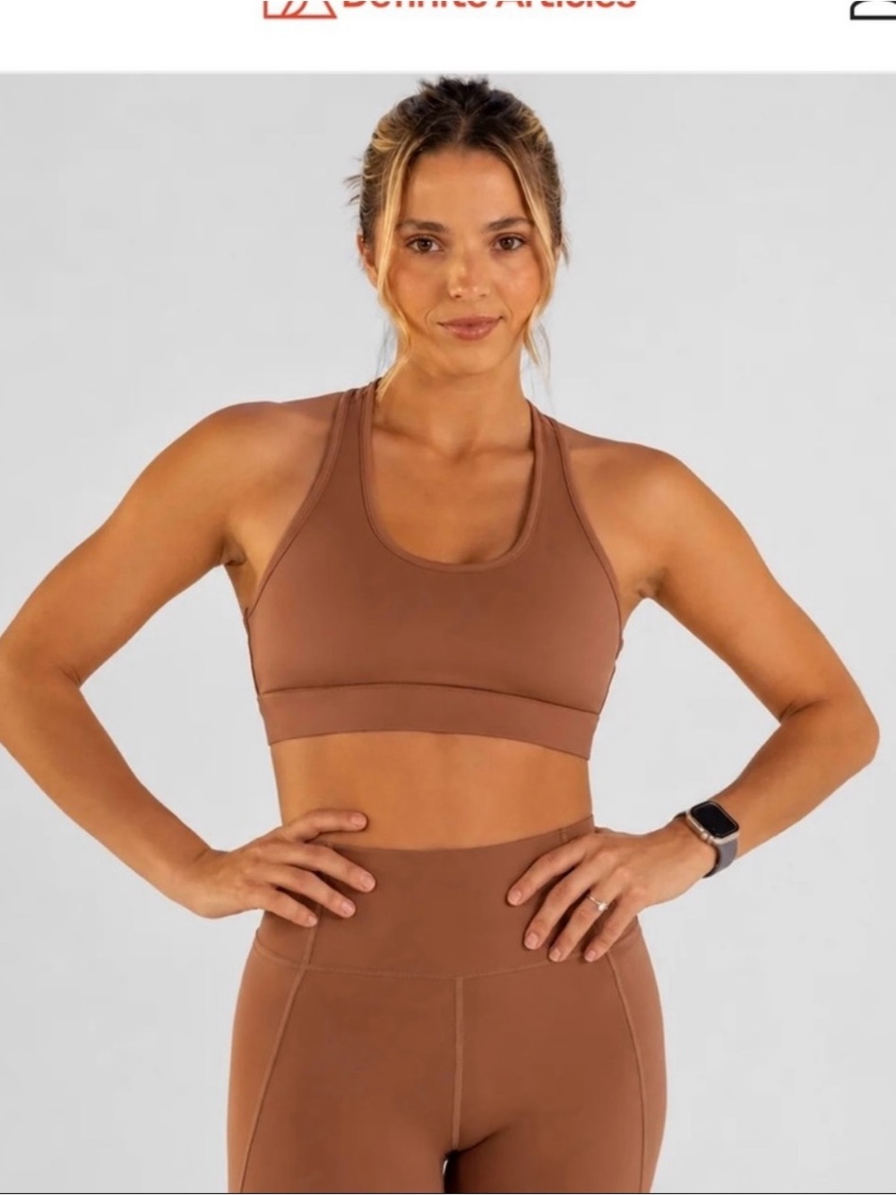Definite Articles Women's Racerback Sports Bra